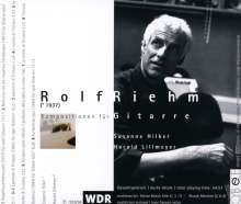 Rolf Riehm (geb. 1937): Gitarrenwerke, CD