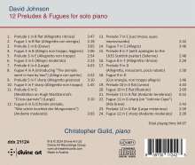 David Johnson (1942-2009): Präludien &amp; Fugen Nr.1-12, CD