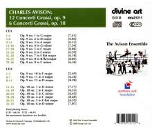 Charles Avison (1709-1770): Concerti grossi op.9 Nr.1-12, 2 CDs