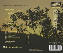 Nicholas Unwin - 20th Century British Piano Music, CD