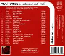 Madeleine Mitchell - Violin Songs, CD