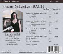Johann Sebastian Bach (1685-1750): Klavierkonzerte BWV 1052,1054,1056,1058, CD