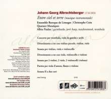 Johann Georg Albrechtsberger (1736-1809): Instrumentalmusik - "Entre ciel et terre", CD