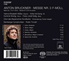 Anton Bruckner (1824-1896): Messe Nr.3 f-moll, Super Audio CD