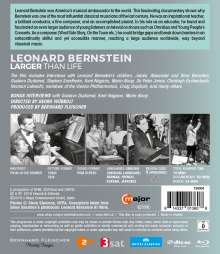 Leonard Bernstein (1918-1990): Leonard Bernstein - Larger Than Life (Dokumentation), Blu-ray Disc