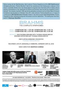 Johannes Brahms (1833-1897): Symphonien Nr.1-4, 2 DVDs