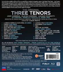 Die drei Tenöre in Concert, Rom Juli 1990 (mit Dokumentation "From Caracalla to the World"), Blu-ray Disc