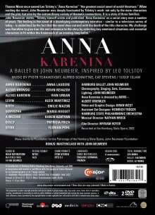 Hamburg Ballett: Anna Karenina (Ballett von John Neumeier), 2 DVDs