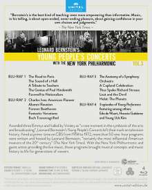 Leonard Bernstein - Young People's Concerts with the New York Philharmonic Vol.3, 4 Blu-ray Discs