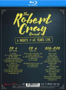 Robert Cray: 4 Nights Of 40 Years Live, 2 CDs und 1 Blu-ray Disc