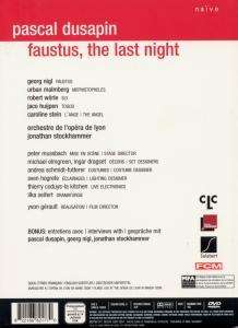 Pascal Dusapin (geb. 1955): Faustus,the last night, DVD