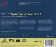Jean Sibelius (1865-1957): Symphonien Nr.3 &amp; 7, Super Audio CD