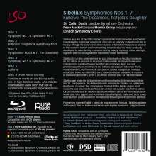 Jean Sibelius (1865-1957): Symphonien Nr.1-7, 5 Super Audio CDs und 1 Blu-ray Audio
