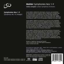 Gustav Mahler (1860-1911): Symphonien Nr.1-9, 10 Super Audio CDs