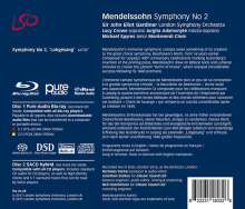 Felix Mendelssohn Bartholdy (1809-1847): Symphonie Nr.2 "Lobgesang", 1 Super Audio CD und 1 Blu-ray Audio