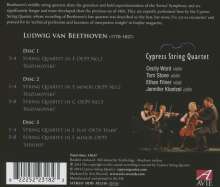 Ludwig van Beethoven (1770-1827): Streichquartette Nr.7-11, 3 CDs