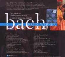 Johann Sebastian Bach (1685-1750): Fritz Werner dirigiert Bachs große geistliche Werke, 10 CDs