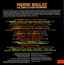 Pierre Boulez - The Complete Erato Recordings, 14 CDs