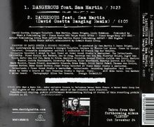 David Guetta: Dangerous (2-Track), Maxi-CD