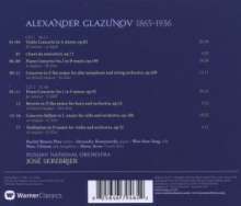Alexander Glasunow (1865-1936): Violinkonzert op.82, 2 CDs