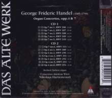 Georg Friedrich Händel (1685-1759): Orgelkonzerte Nr.1-12, 2 CDs