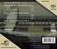 Ludwig van Beethoven (1770-1827): Klaviersonaten Nr.1-3, Super Audio CD