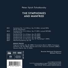 Peter Iljitsch Tschaikowsky (1840-1893): Symphonien Nr.1-6, 7 Super Audio CDs