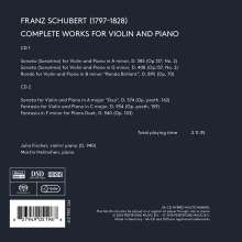 Franz Schubert (1797-1828): Sämtliche Werke für Violine &amp; Klavier, 2 Super Audio CDs