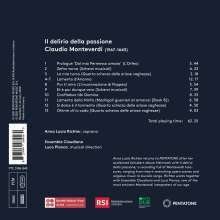 Claudio Monteverdi (1567-1643): Arien "Il delirio della passione", CD