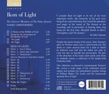 John Tavener (1944-2013): Chorwerke "Ikon of Light", CD
