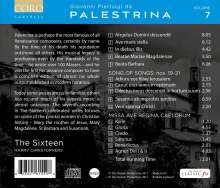 Giovanni Pierluigi da Palestrina (1525-1594): Palestrina-Edition Vol.7 (The Sixteen), CD