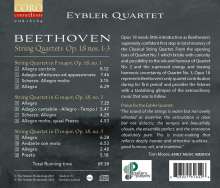 Ludwig van Beethoven (1770-1827): Streichquartette Nr.1-3, CD