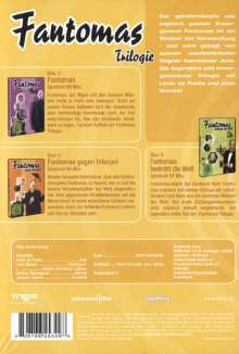 Fantomas - Die Trilogie, 3 DVDs