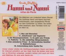 Enid Blyton: Hanni und Nanni 21 retten die Pferde. CD, CD