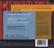 Felix Mendelssohn Bartholdy (1809-1847): Symphonien Nr.4 &amp; 5, Super Audio CD