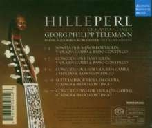 Georg Philipp Telemann (1681-1767): Gambenkonzerte, Super Audio CD