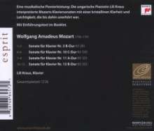 Wolfgang Amadeus Mozart (1756-1791): Klaviersonaten Nr.3,10,11,13, CD