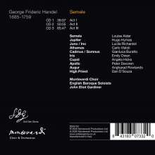 Georg Friedrich Händel (1685-1759): Semele, 3 CDs