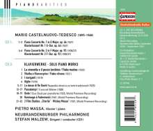 Mario Castelnuovo-Tedesco (1895-1968): Klavierkonzerte Nr.1 &amp; 2, 2 CDs