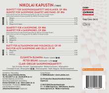 Nikolai Kapustin (1937-2020): Kammermusik mit Saxophon, CD