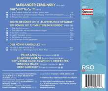 Alexander von Zemlinsky (1871-1942): Sinfonietta op.23, CD