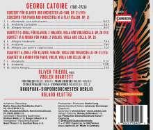 Georges Catoire (1861-1926): Klavierkonzert op.21, CD
