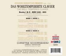 Johann Sebastian Bach (1685-1750): Das Wohltemperierte Klavier 1 &amp; 2, 4 CDs
