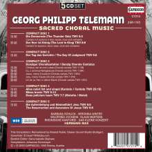Georg Philipp Telemann (1681-1767): Geistliche Chorwerke, 5 CDs