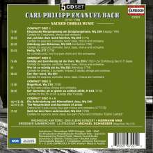 Carl Philipp Emanuel Bach (1714-1788): Geistliche Musik, 5 CDs