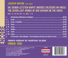 Joseph Haydn (1732-1809): Die sieben letzten Worte unseres Erlösers am Kreuze, CD
