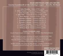 Gustav Leonhardt - Elizabethan Organ Music, CD