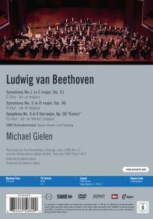 Ludwig van Beethoven (1770-1827): Symphonien Nr.1-9, 3 DVDs
