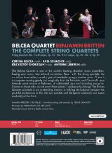 Benjamin Britten (1913-1976): Streichquartette Nr.1-3, DVD