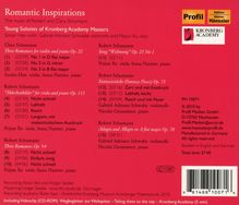 Romantic Inspirations - The Music of Robert Clara Schumann, CD